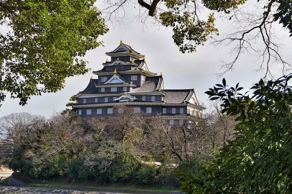 Okayama Castle from Korakuen